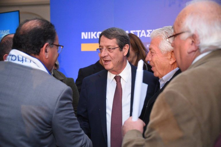a6 DISY, Nea Famagusta, Nikos Anastasiadis, politics, Presidential Elections 2018