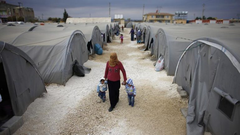 REFUGEES Refugees, BORDER, Syria, Turkey