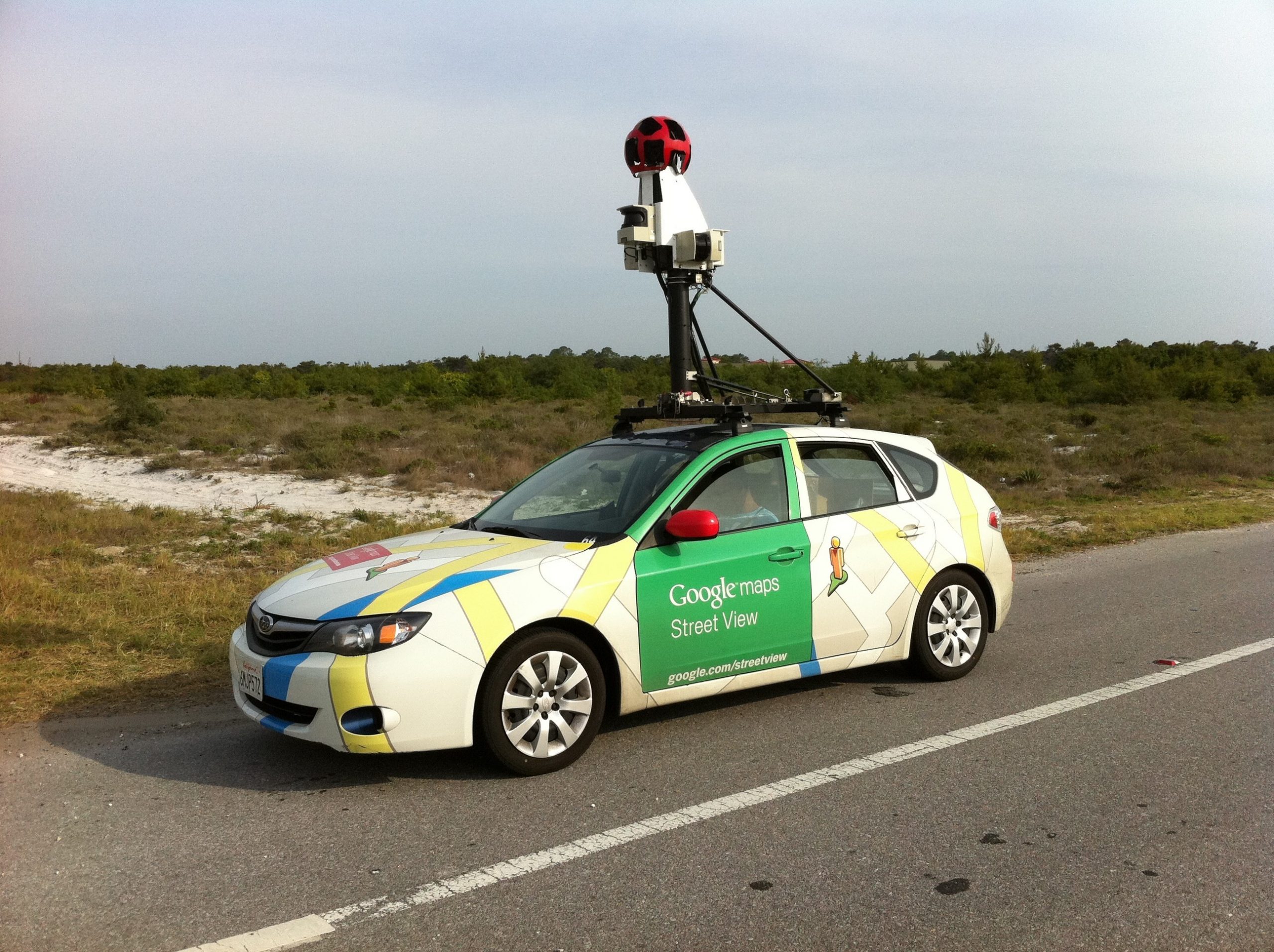 Google Street View в масштабе автомобиля Технология