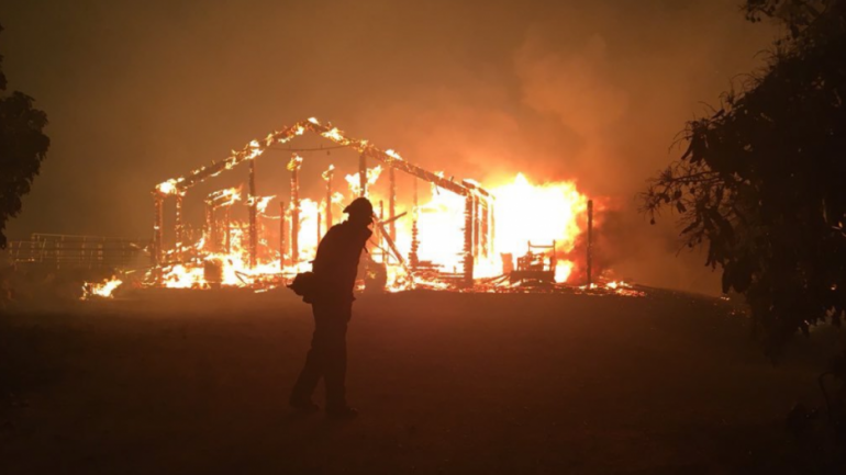 dds FOREST, temperature, CALIFORNIA, BURNED, BUILDINGS, FIRE