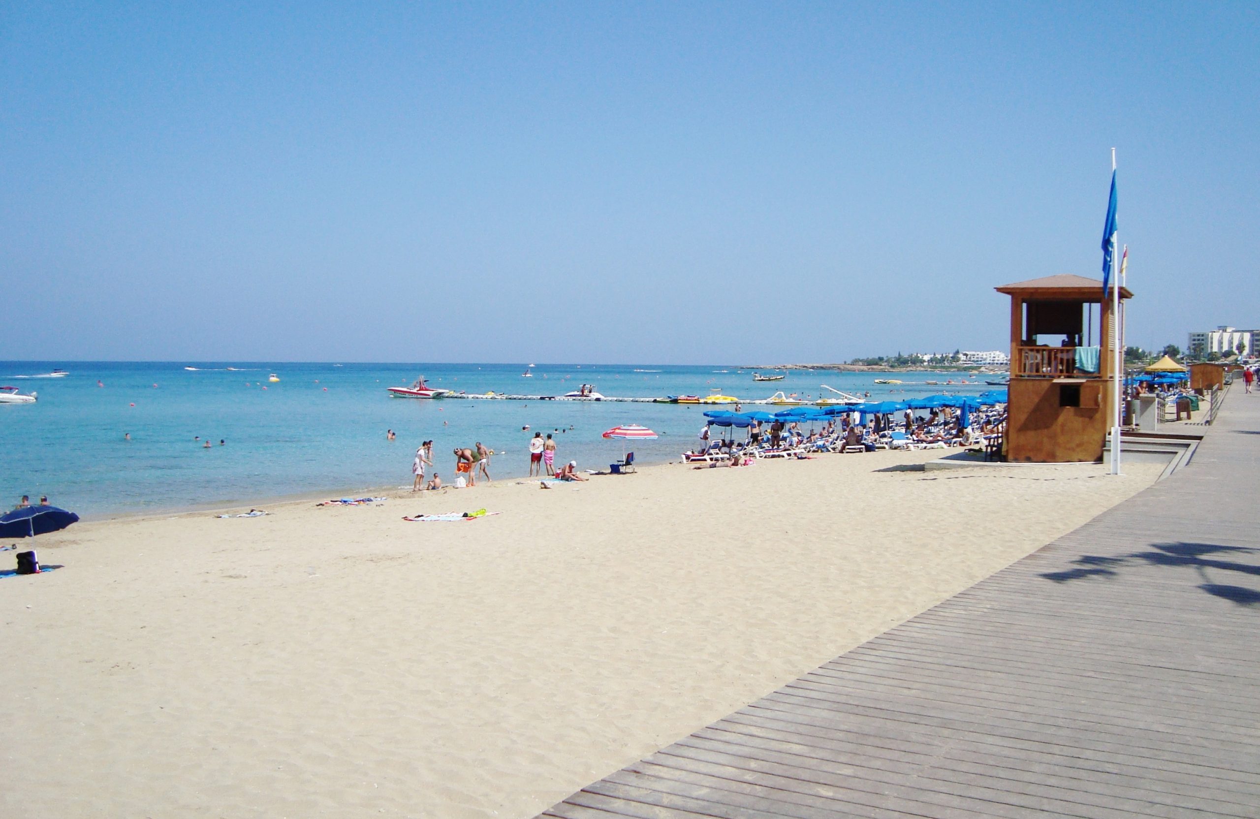 protaras beach at paralimni in the republic of cyprus 0 scaled Πρωταράς