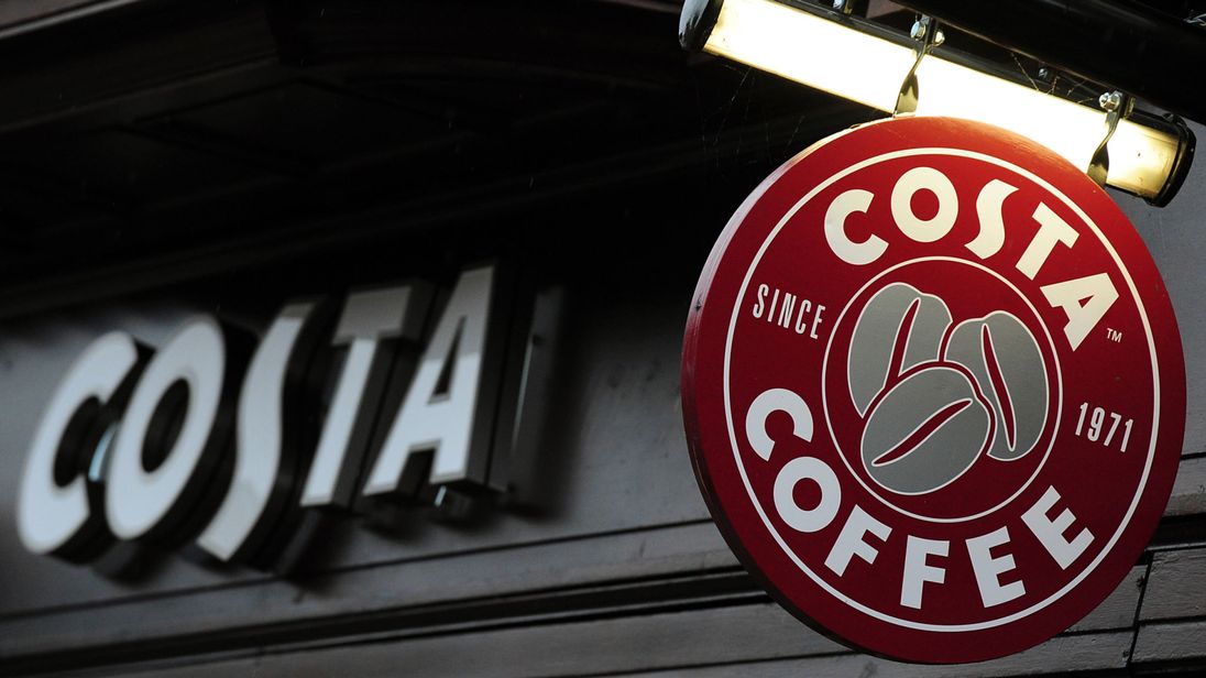 skynews costa coffee shop sign 4292098 Costa Coffee