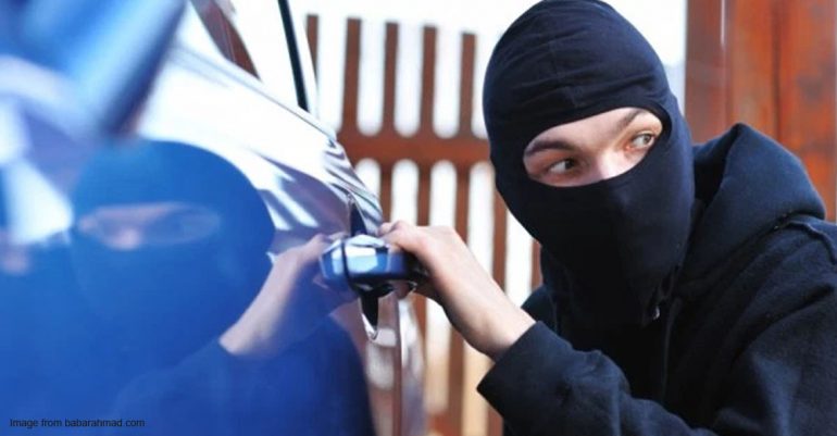 Proton wira steal theft stolen car thief Αστυνομία