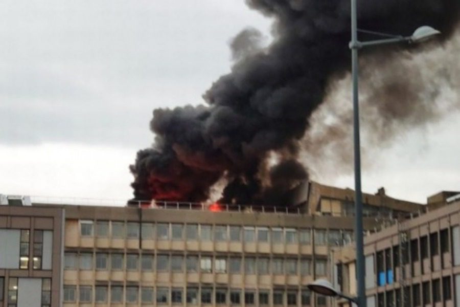 Big explosion on campus in Lyon