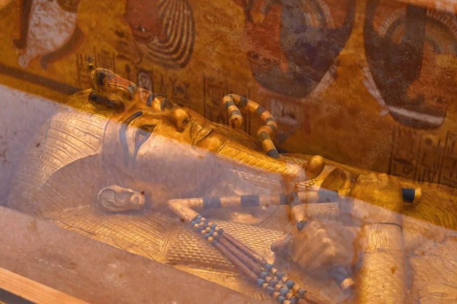 Impressive images from Tutankhamun's mummy