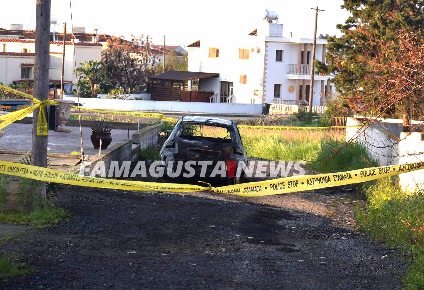 DSC 6096 exclusive, Police, Arson, CAR INSURANCE, Nea Famagusta