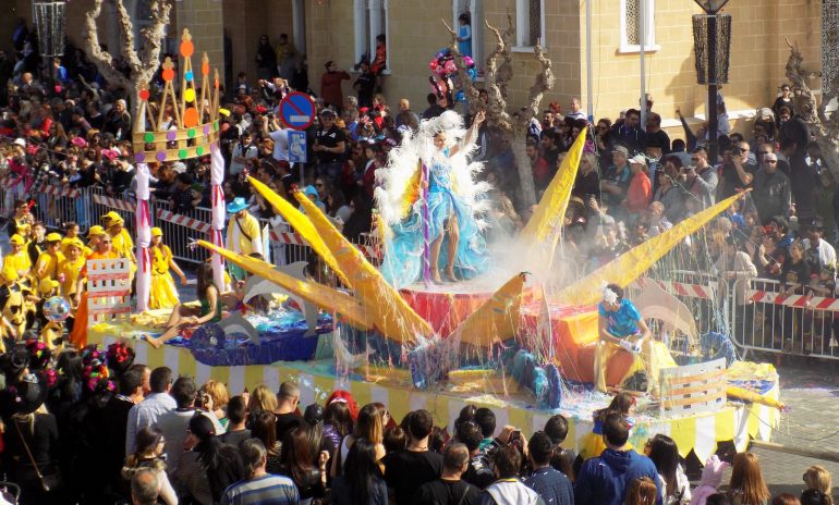 carnival 2017 first float scaled exclusive, ΚΑΡΝΑΒΑΛΙ, Καρναβάλι Αμμοχώστου, Νέα Αμμοχώστου