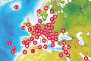 graphic maddie map europe Айя-Напа, Неа Фамагуста, Мэдлин Кейс