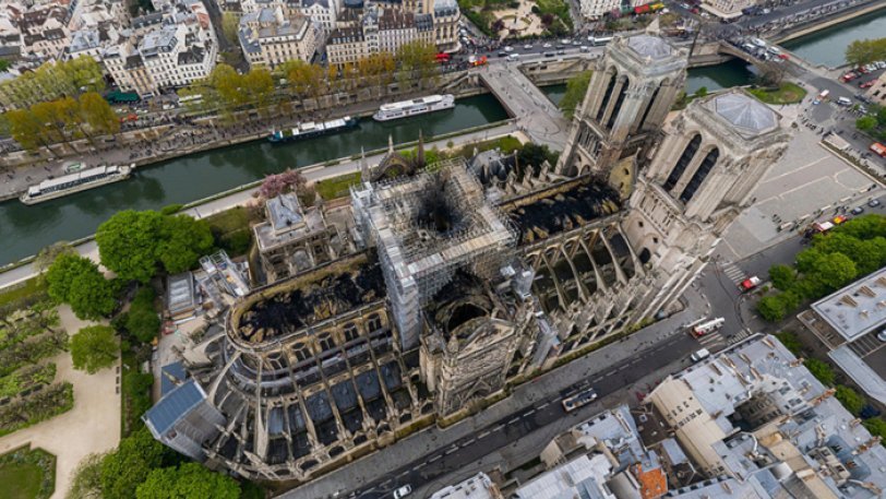 Workers smoked on the roof of Notre Dame de Paris before it caught fire!
