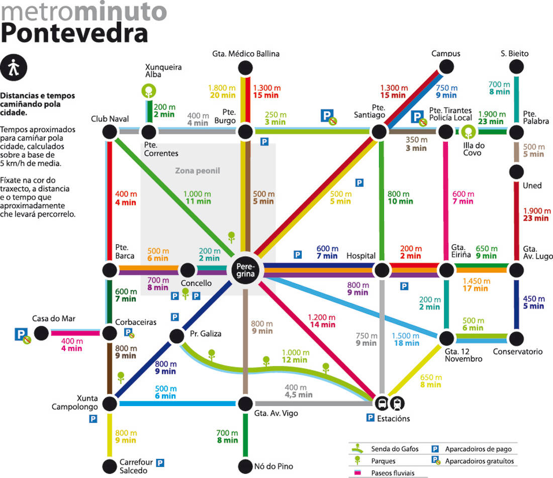 pontevedra metrominuto запрет движения, МАШИНЫ, Галисия, МЭР, Испания, движение, пешеход, ГОРОД