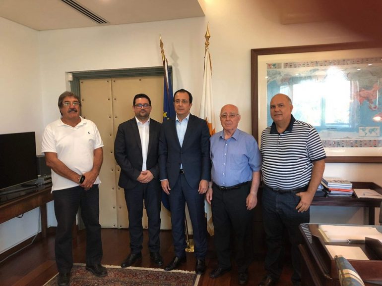 Meeting of the Ministry of Foreign Affairs Municipality of Famagusta, MEETING, MINISTER OF FOREIGN AFFAIRS