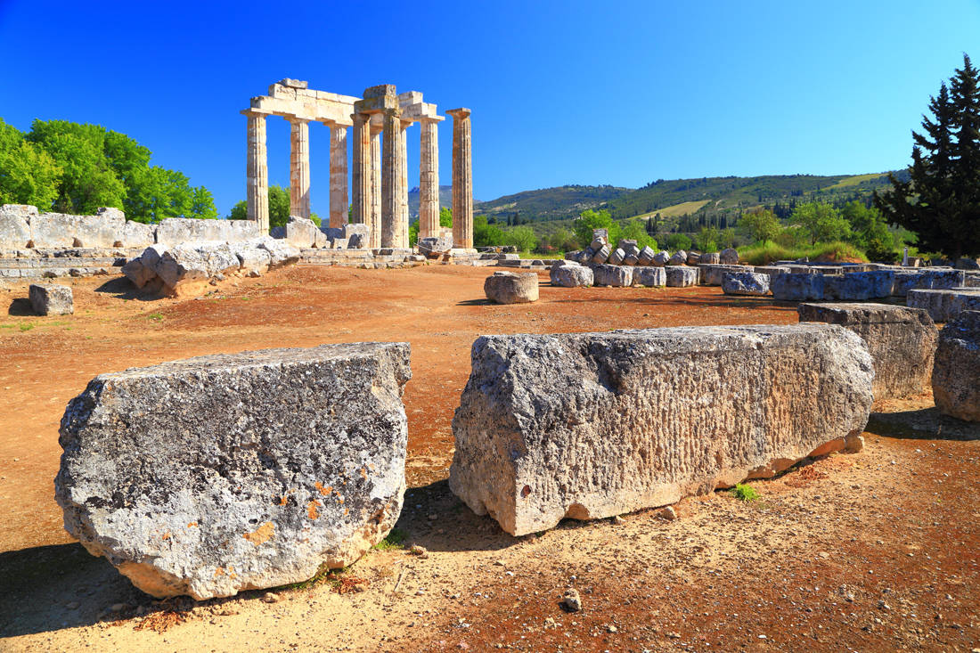 wke 193432802 Aristotle, ancient Messina, Ancient Nemea, archaeological site, ancient temple, Greece, Nikopolis, Chania
