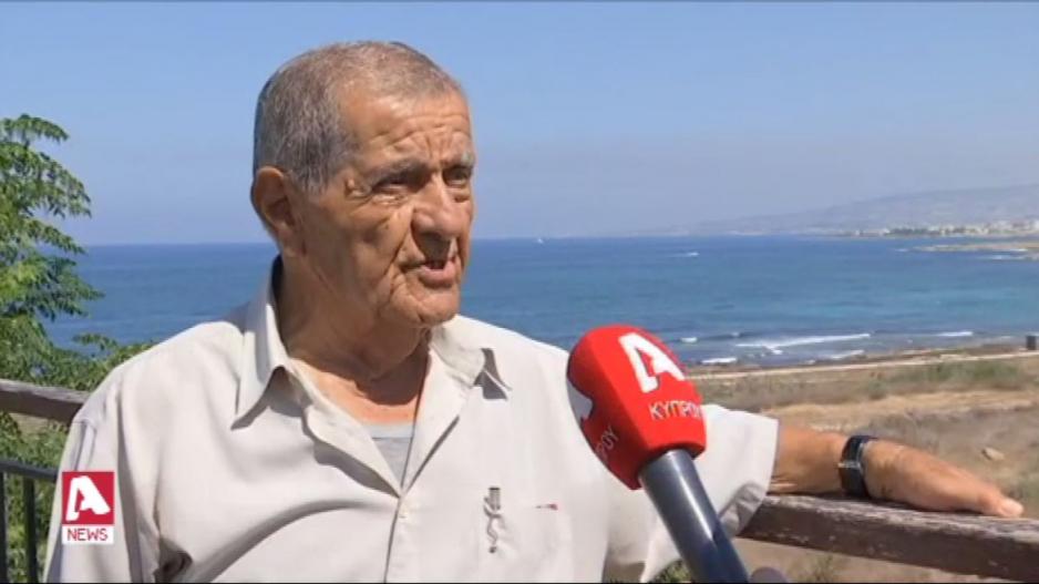 Lighthouse keeper Apostolos Andreas