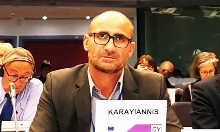 karayiannis Δήμαρχος Δερύνειας, Σύνοδος της Ολομέλειας της Ευρωπαϊκής Επιτροπής Περιφερειών