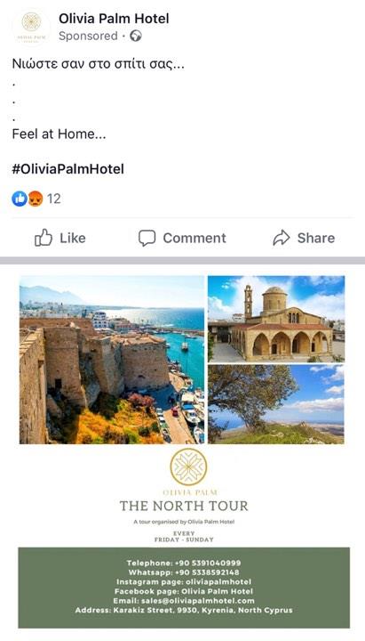 3 4 olivia palm, Advertising, Occupied, Kyrenia