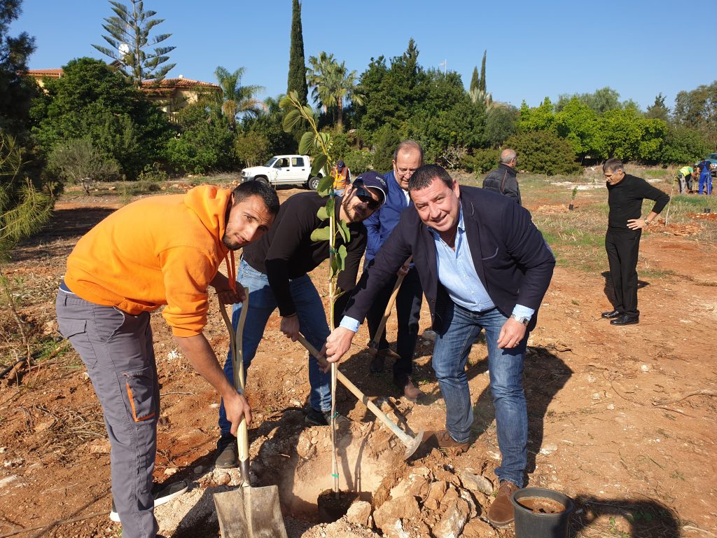 20191207 103306 Giovani, Tree planting, Municipality of Sotira, Environment, Environmental actions