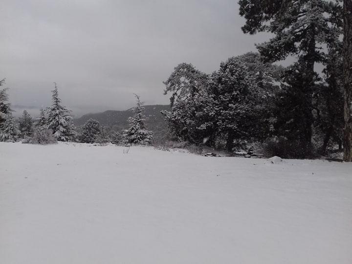 6 2 Weather, first snow, Troodos