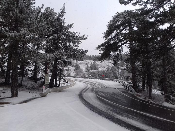 7 2 Weather, first snow, Troodos