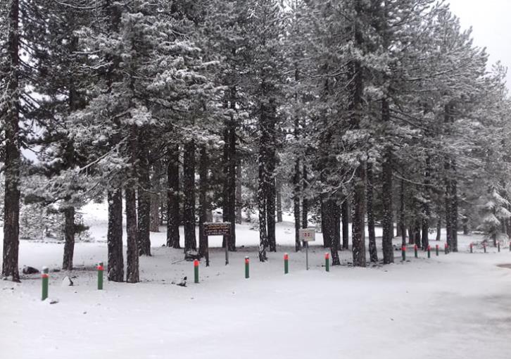Weather, first snow, Troodos
