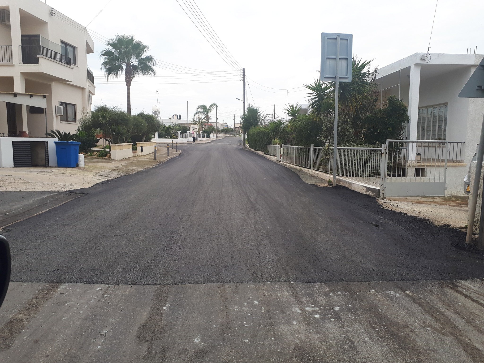 3ok 1 asphalt paving, Municipality of Deryneia