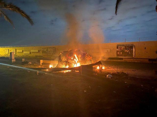 vehicle explosion, Qasem Suleimani, ROCKET