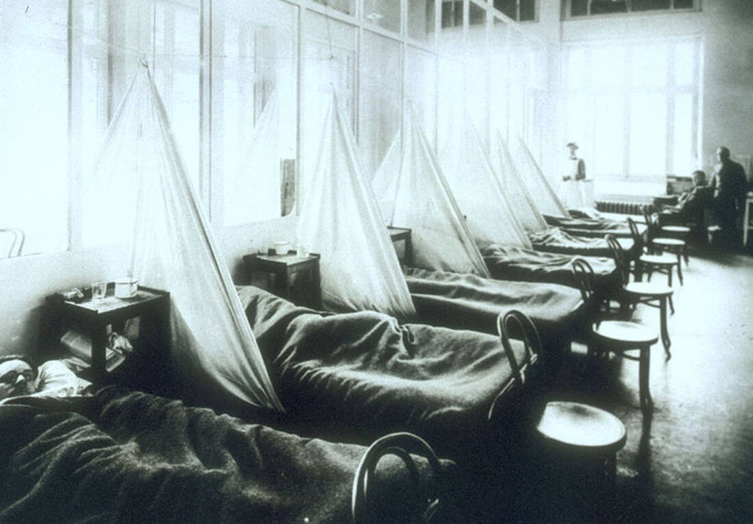 uscamphospital45influenzaward flu, influenza virus, Spanish flu, coronavirus, coronavirus, plague, World War I