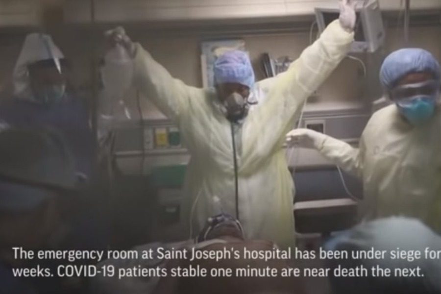 Shocking video: Doctors bring a coronavirus patient back to life