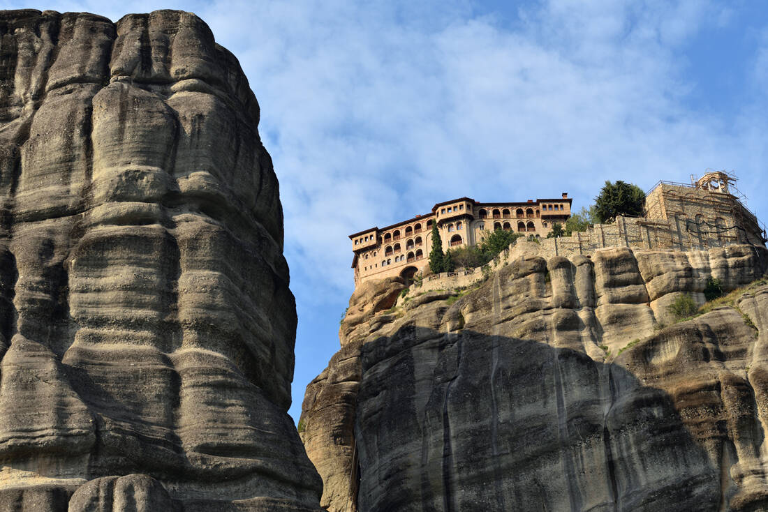 shutterstock 527235304 rock, Thessaly, Kalambaka, Meteora, monastery, monk, Monastery