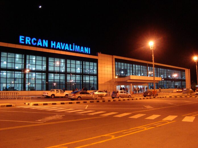 ercan international airport 696x522 1 ιδιωτικό τζετ, καραντίνα, Κατεχόμενα