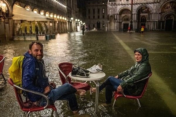 Venice came out of quarantine and two days later flooded