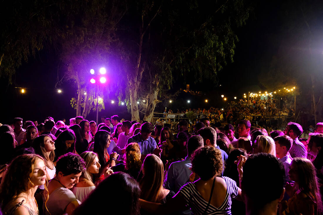 shutterstock 1173928000 party, AUGUST XNUMX, Church, Ikaria, Lesvos, Music, festivals, Chios, DANCE