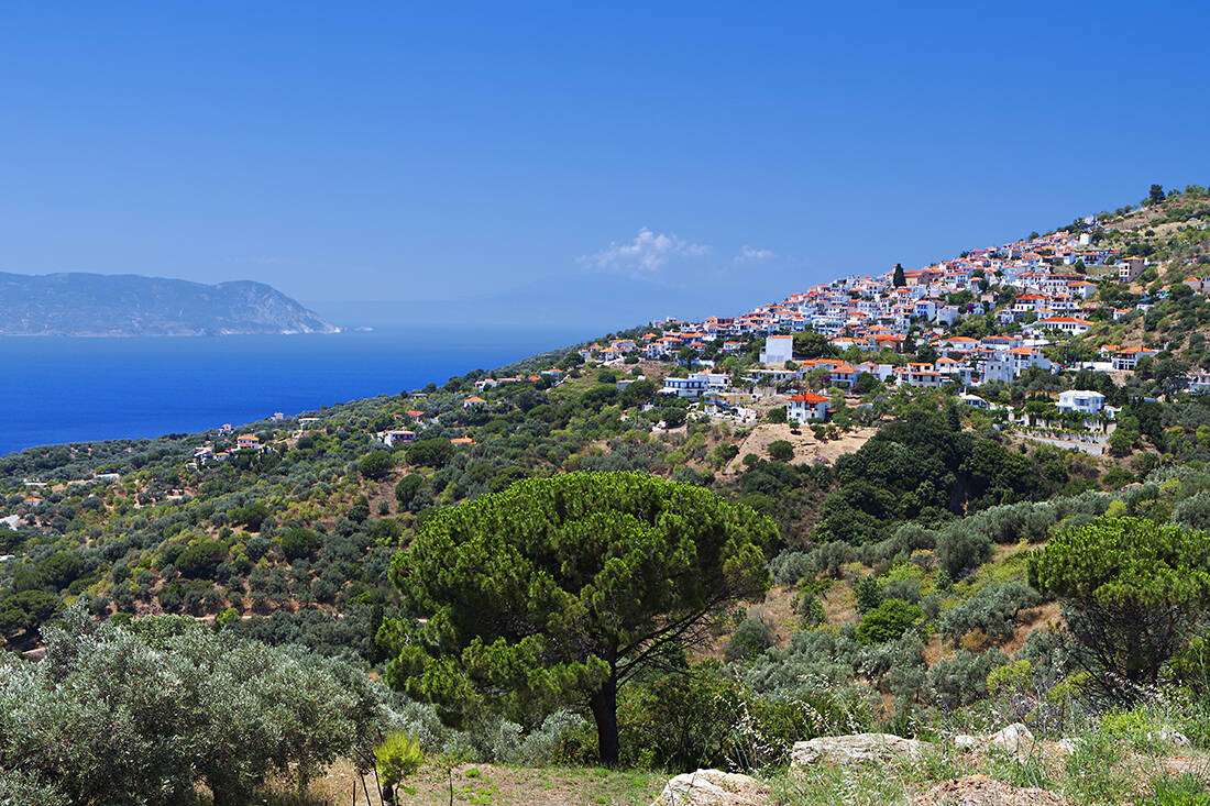 shutterstock 144299128 THASSOS, Cyclades, Mytilene, Naxos, Paros, Skopelos, Chios, villages