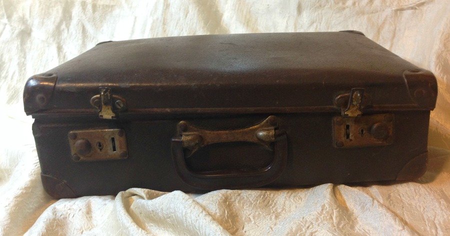 1798 suitcase, decoration, OLD SUITCASES