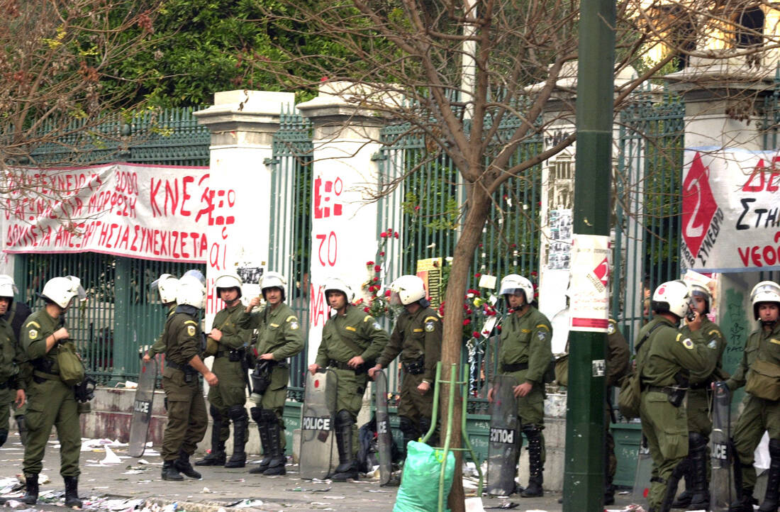emp2000 17 November Polytechnic, anti-authoritarians, EPISODES, anniversary of Polytechnic, MAT, Polytechnic, marches