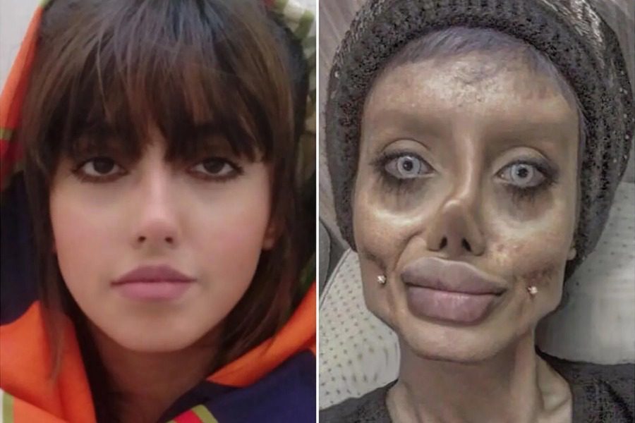 Iran: Instagram star reminiscent of Jolie's "zombie version" in jail