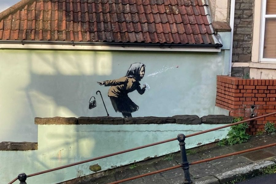 A Banksy graffiti increased the value of a home from .300.000 5 to XNUMX XNUMX million
