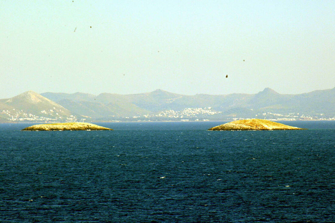407133 Эгейское море, скалистый островок, Греция, США, Имиа, Турция