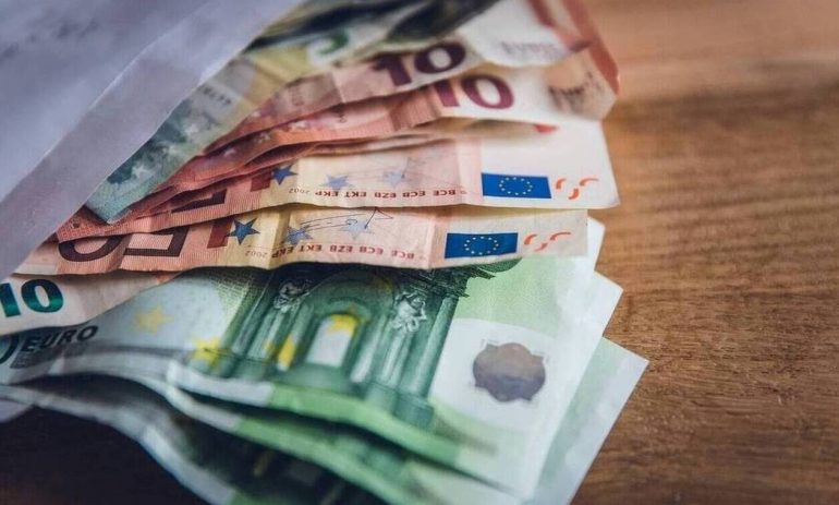 money euro Receipts, Fines, money