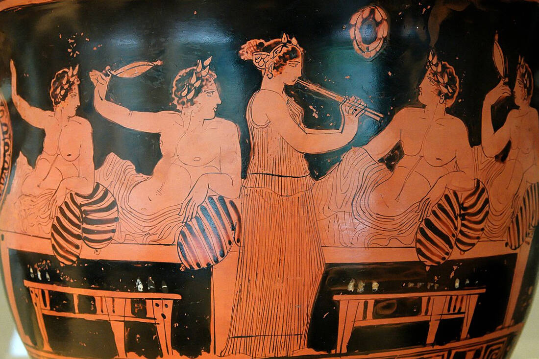 Ancient Greece, banquet