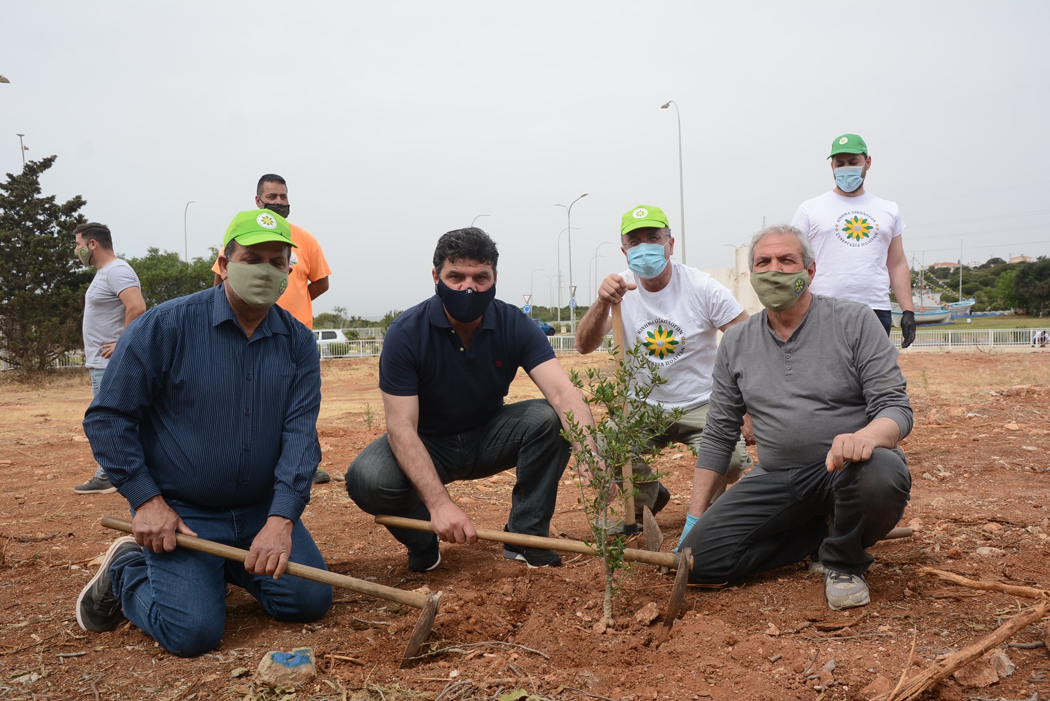 175540633 3675770289212400 9176714976282596277 n exclusive, tree planting, Municipality of Ayia Napa, Movement of Ecologists - Citizens' Cooperation