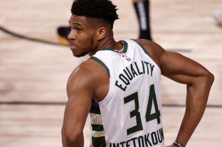 Giannis Antetokounbo donated his shoes to an 8-year-old who had a birthday