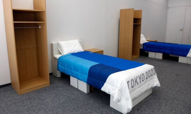 Olympics Tokyo Cardboard Beds