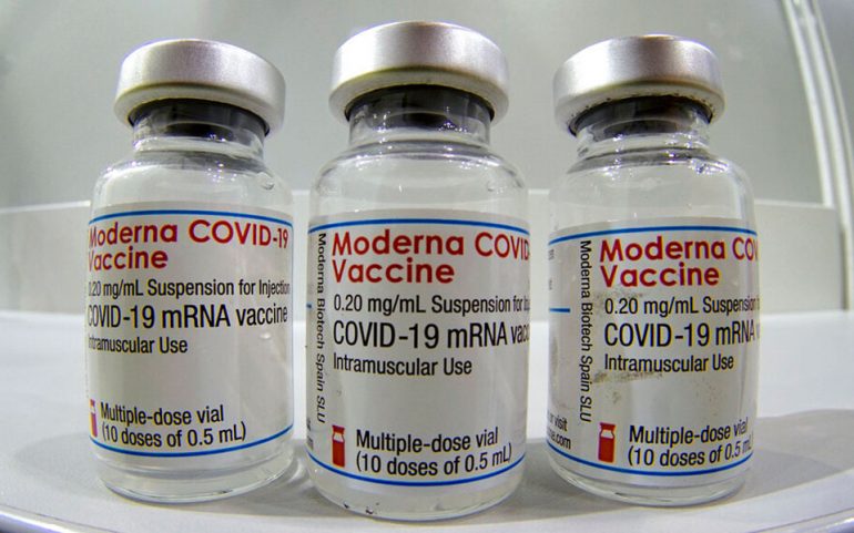 moderna vaccine trinity AP Moderna