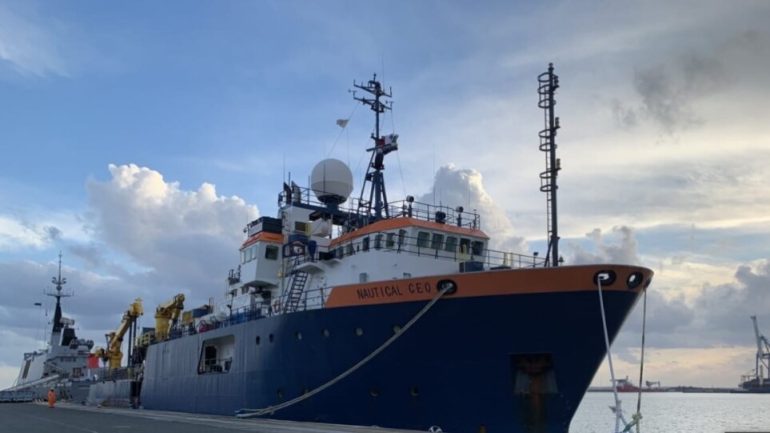 research vessel Nautical Geo ENTASI, Turkey