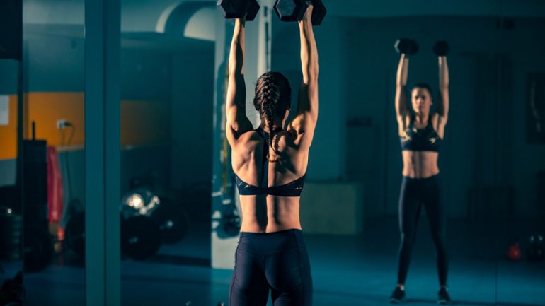 gym workout mirror shutterstock EXERCISES, GYMNASTICS