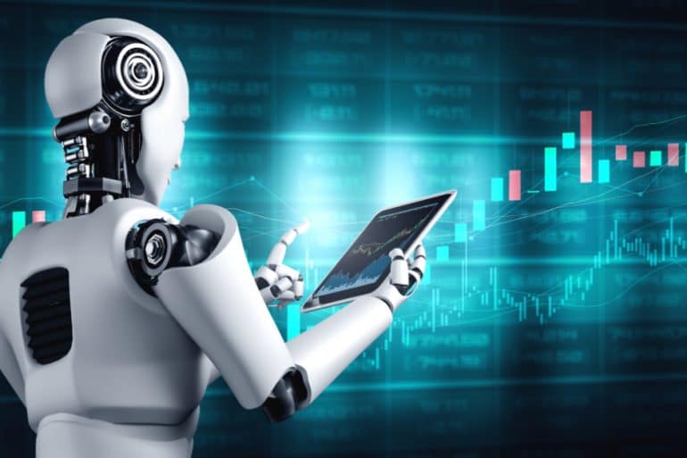 Χρηματιστηριακά ρομπότ ζωντανά ρομπότ