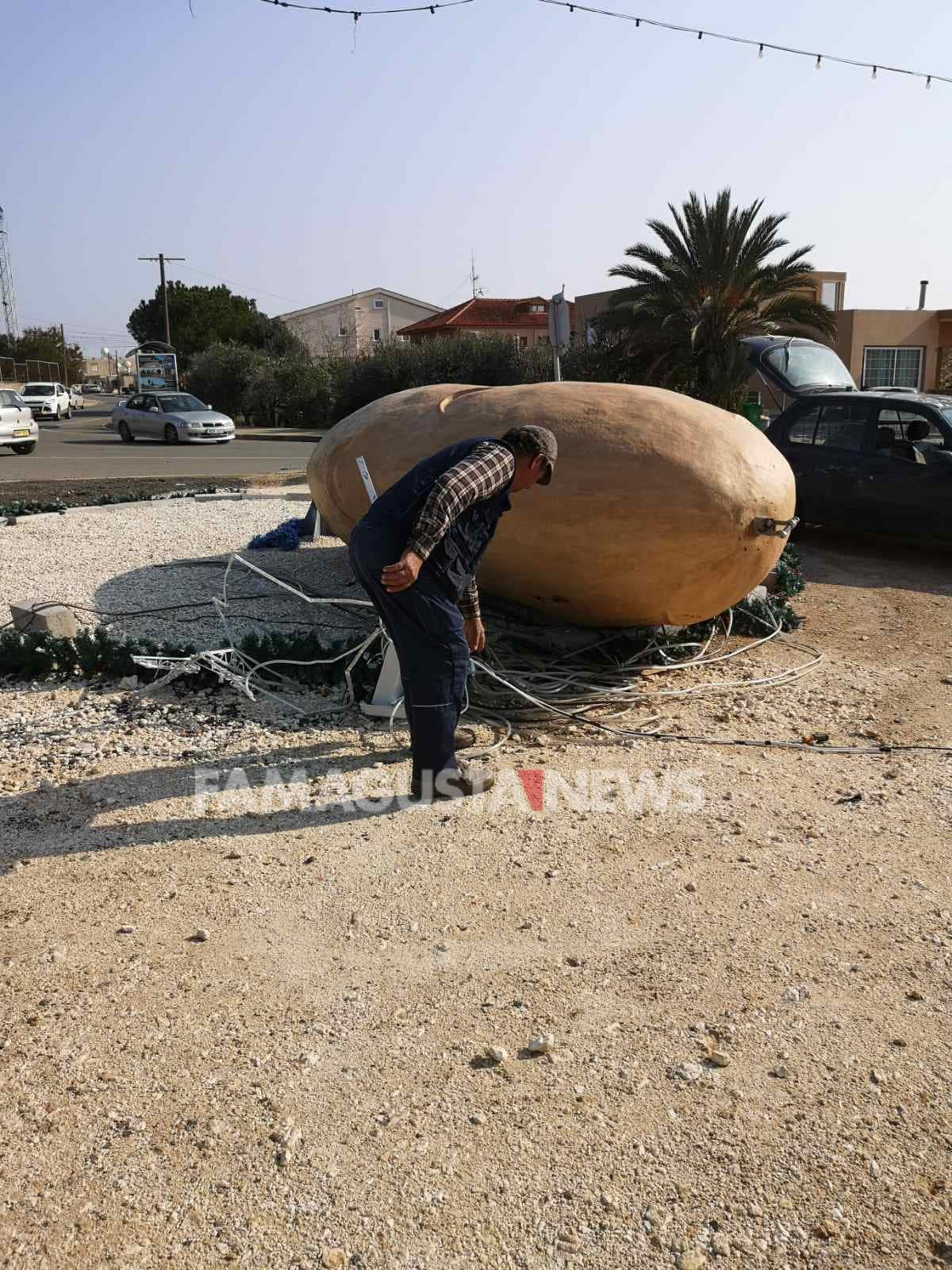bUntitled 3 big potato, vandalism, Xylofagou