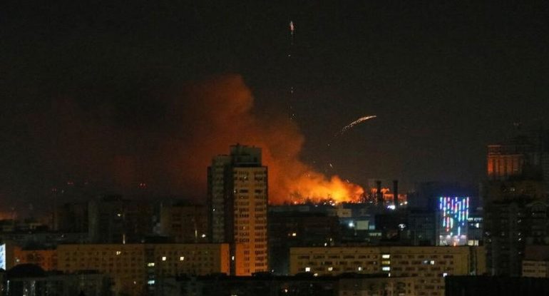220225183542 kyiv smoke flames 0226 exlarge 169 Invasion of Ukraine, world, Ukraine, WAR IN UKRAINE, Russia