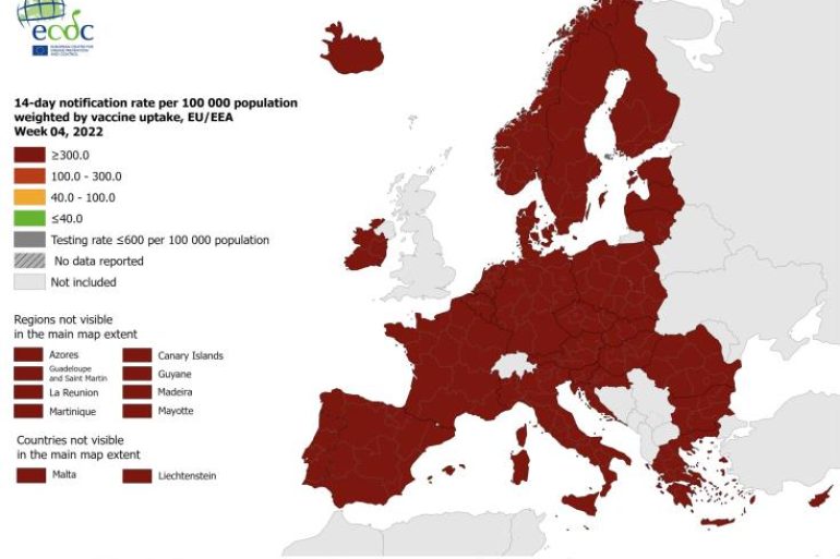 imagew 11 1 ECDC, epidemiological map, Europe