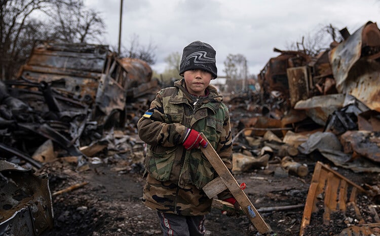 Child in Ukraine